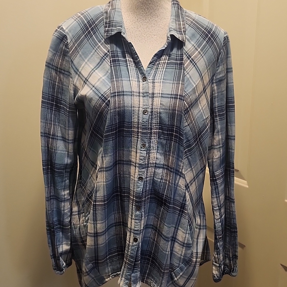 Sundance flannel shirt size M Patchwork Cotton